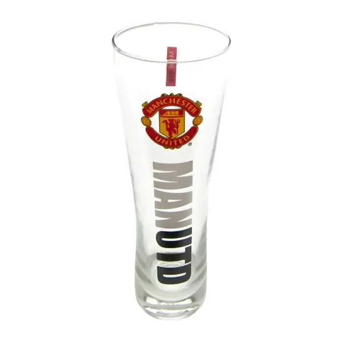 Manchester United Tall Beer Glass