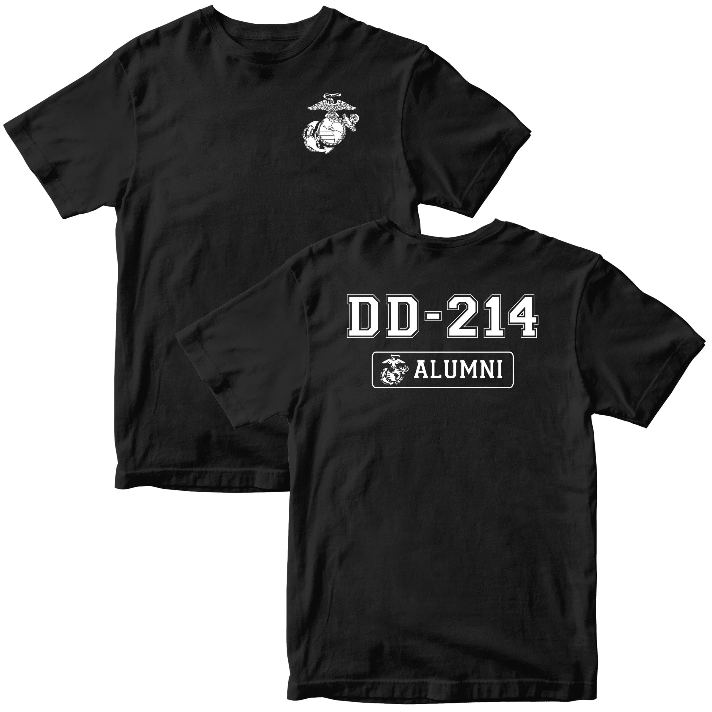 Marines DD-214 Alumni 2-Sided T-Shirt