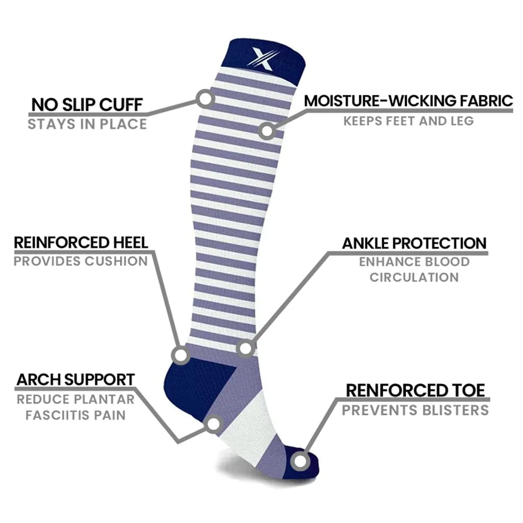 Medical Prints Compression Socks (6-Pairs)