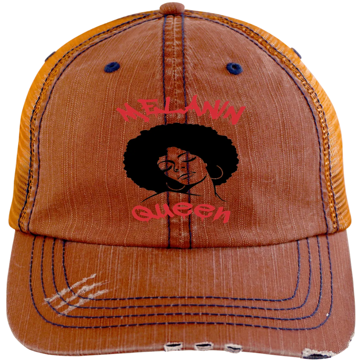 MELANIN QUEEN by Wisam embroidered trucker Cap