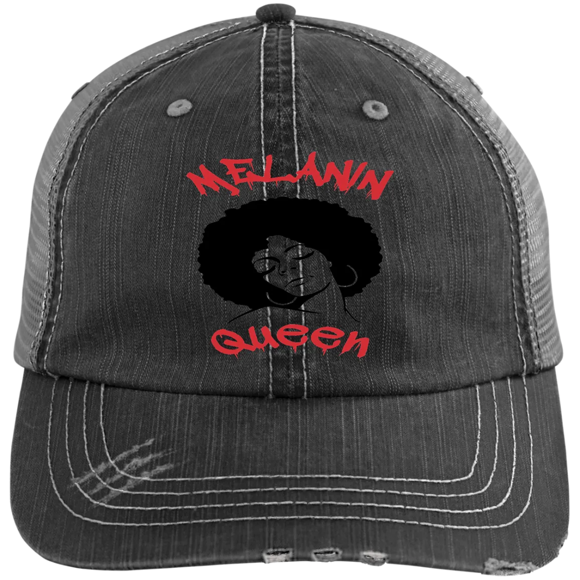 MELANIN QUEEN by Wisam embroidered trucker Cap