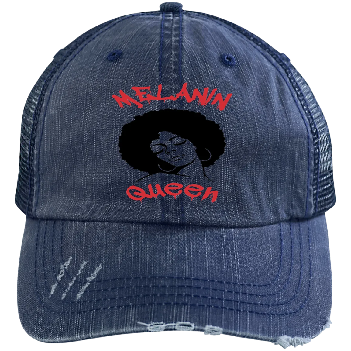 MELANIN QUEEN by Wisam embroidered trucker Cap