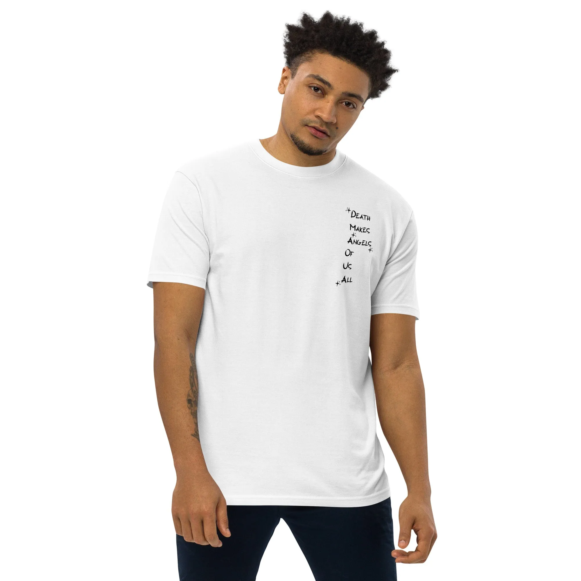 Men’s Angel Theme And Slogan Graphic Tee