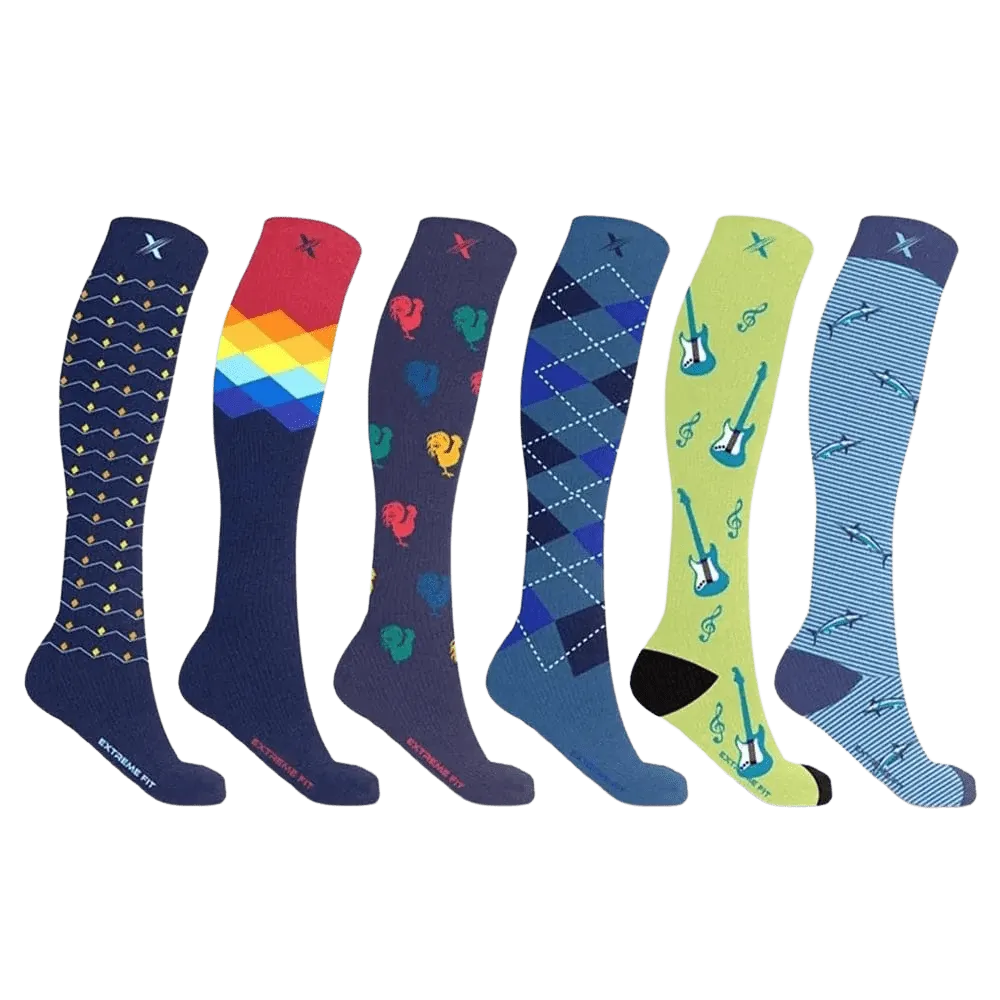 Men's Collection Compression Socks (6-Pairs)