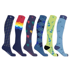 Men's Collection Compression Socks (6-Pairs)