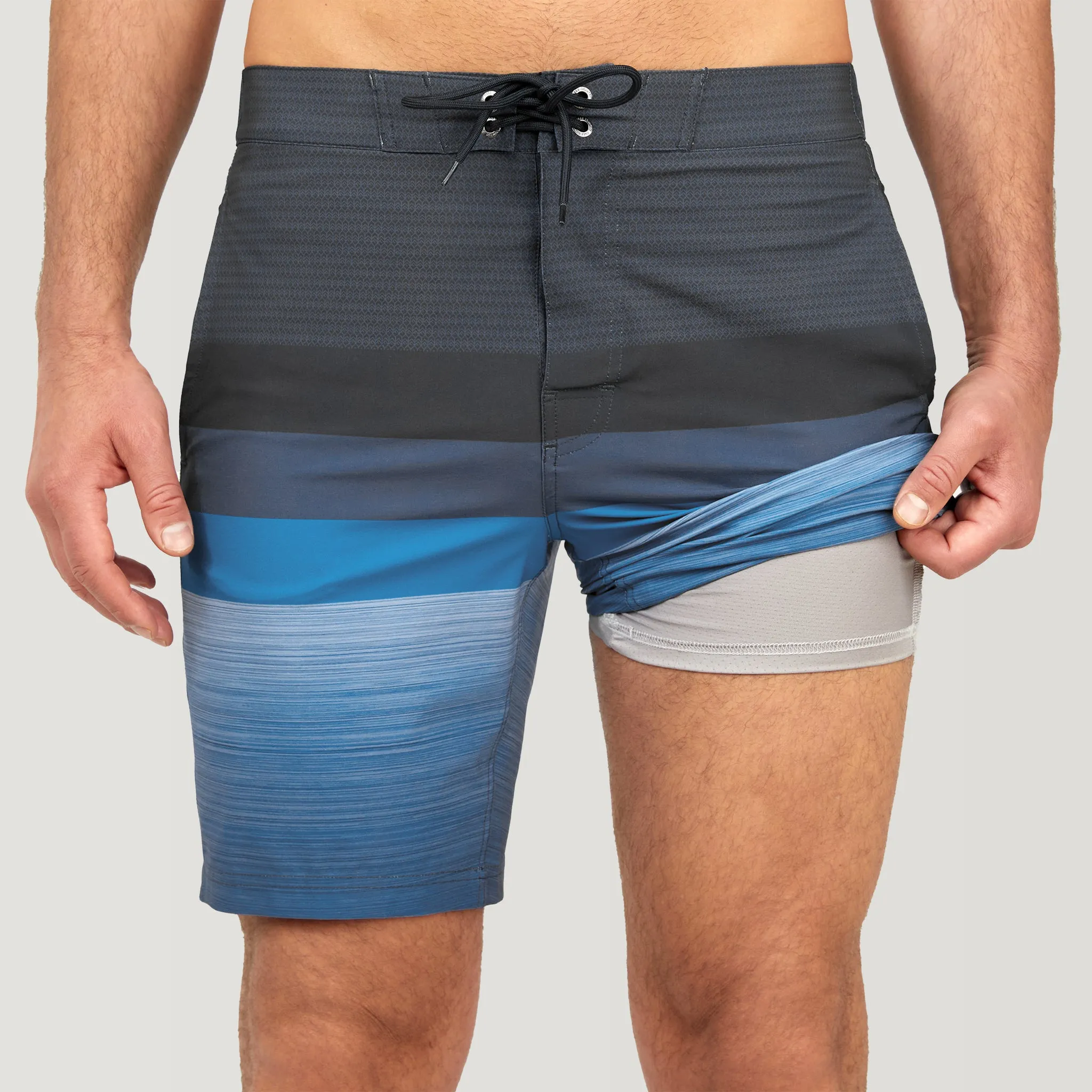 Men's Icon Stripe Surf Swim Short