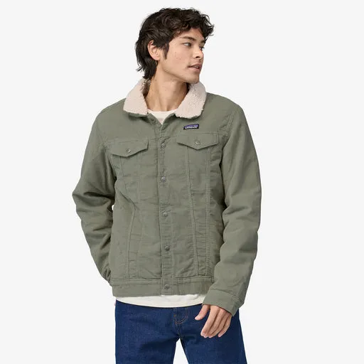 Men's Patagonia | Pile Lined Trucker Jacket | Sleet Green