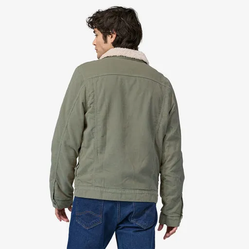 Men's Patagonia | Pile Lined Trucker Jacket | Sleet Green