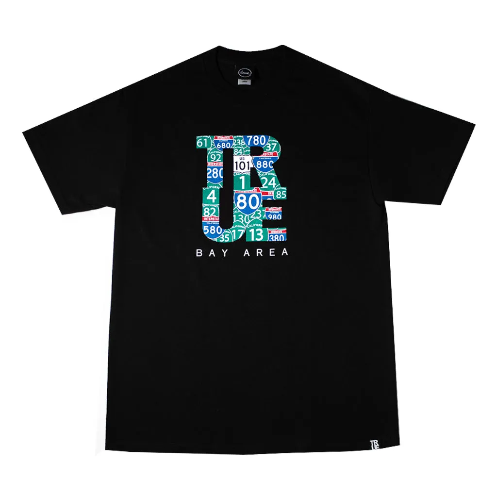 Mens True Bay Area T-Shirt Black