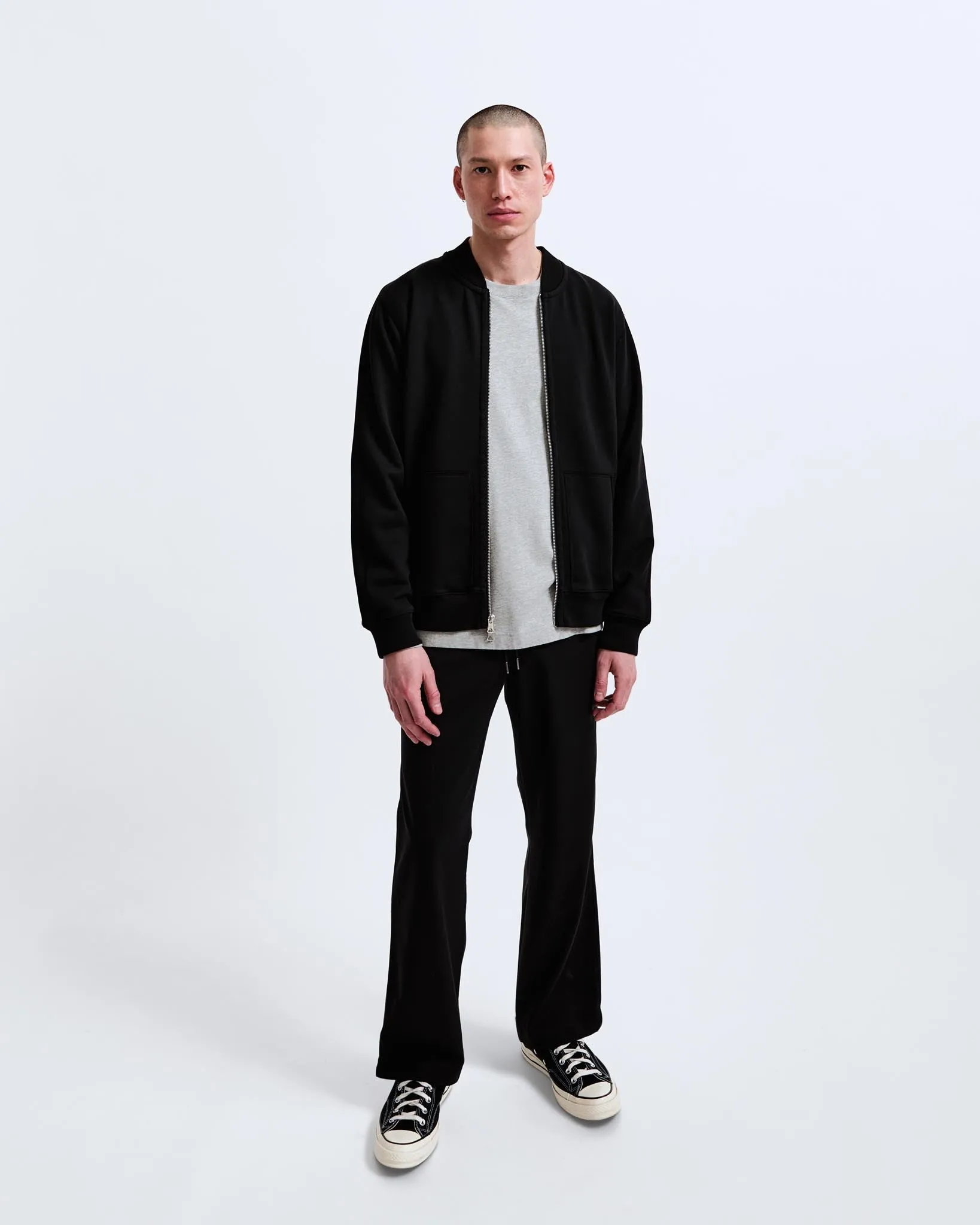 Midweight Terry Full Zip Bomber