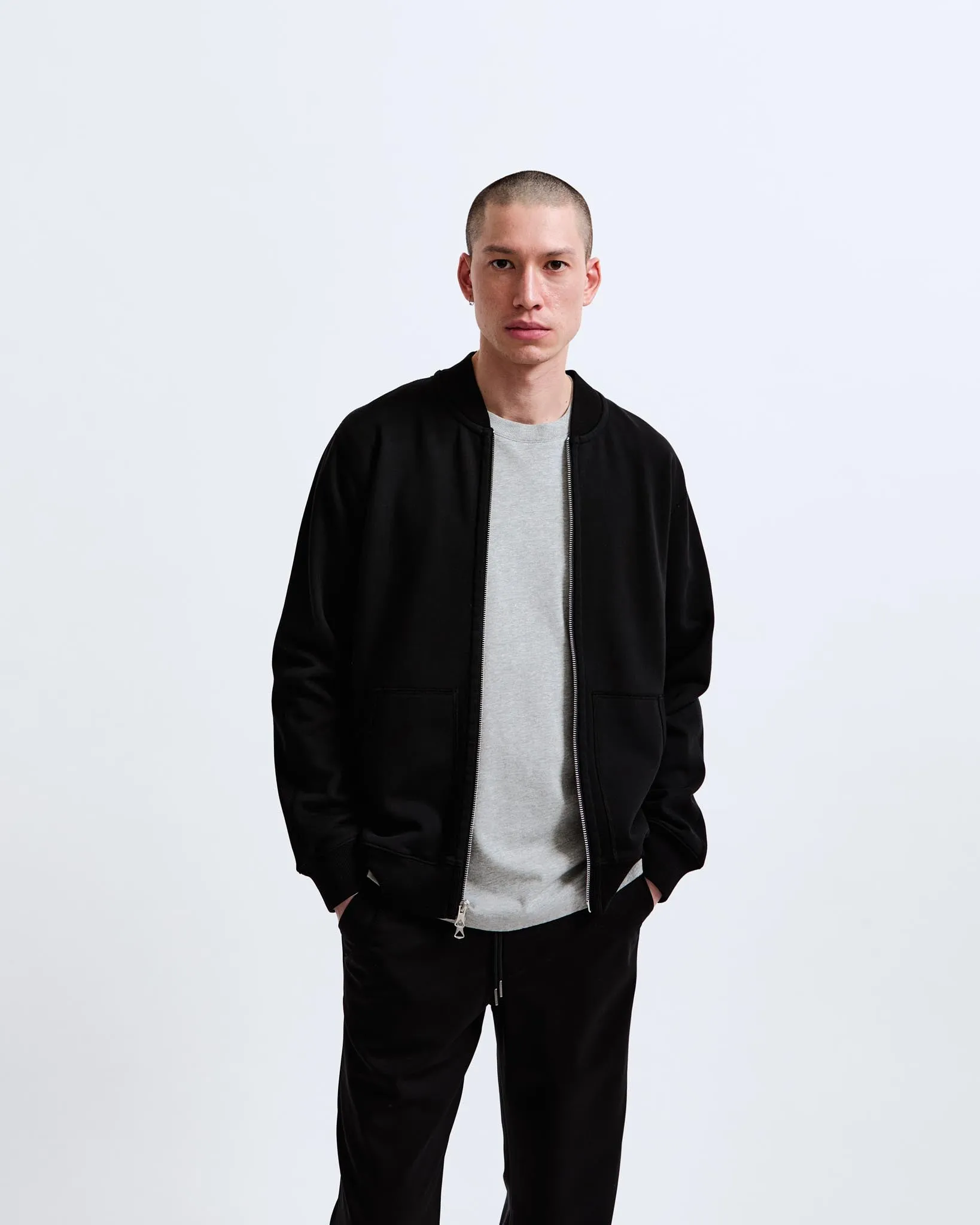 Midweight Terry Full Zip Bomber