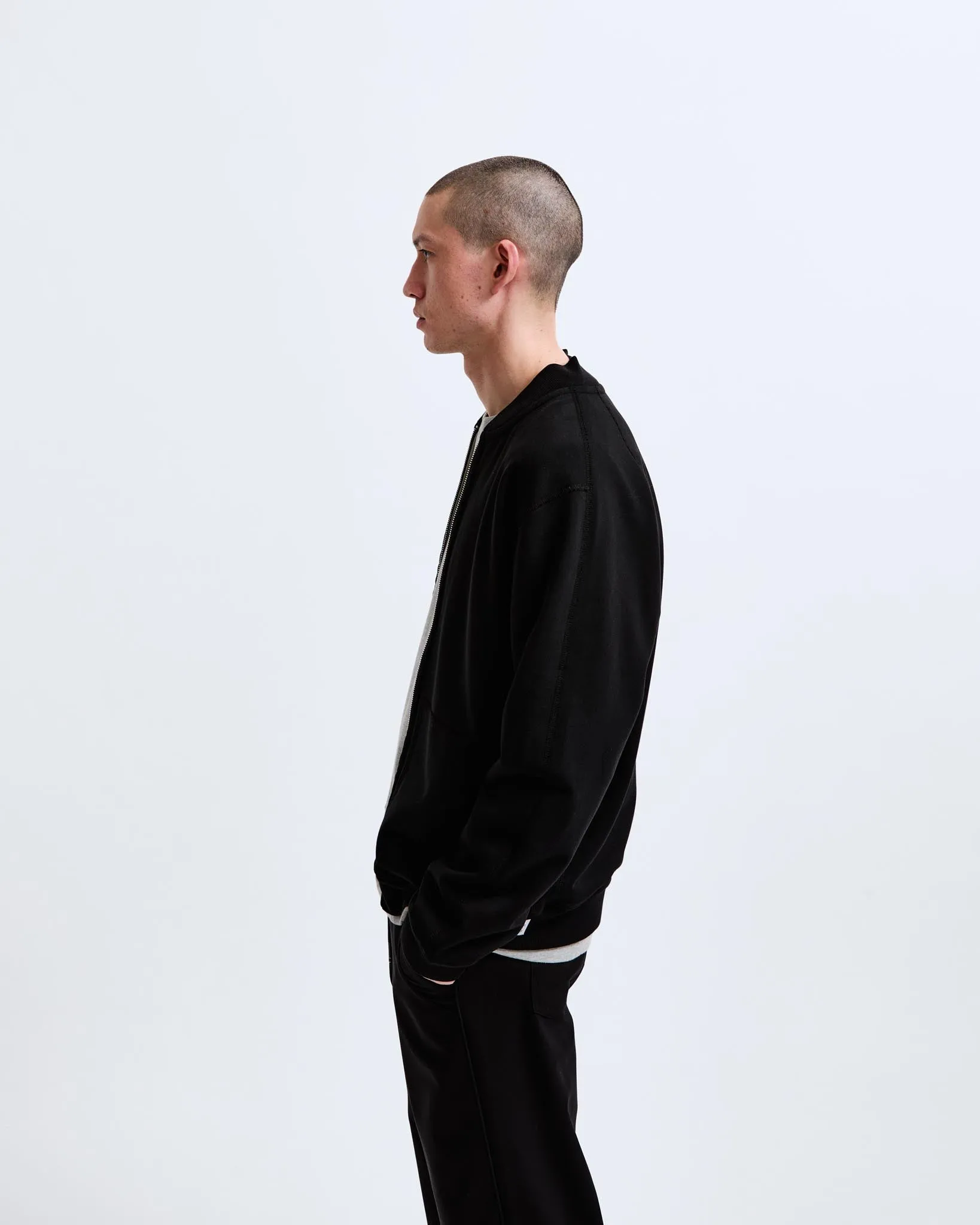 Midweight Terry Full Zip Bomber