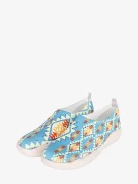 Montana West Rhinestone Aztec Slip On Sneaker