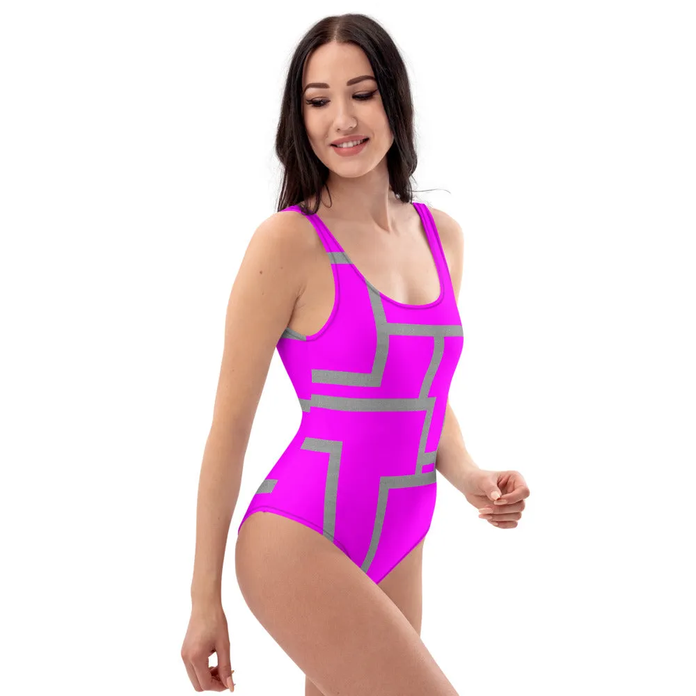 One-Piece Swimsuit fucsia