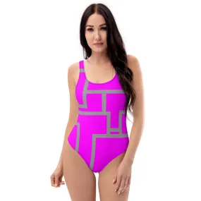 One-Piece Swimsuit fucsia