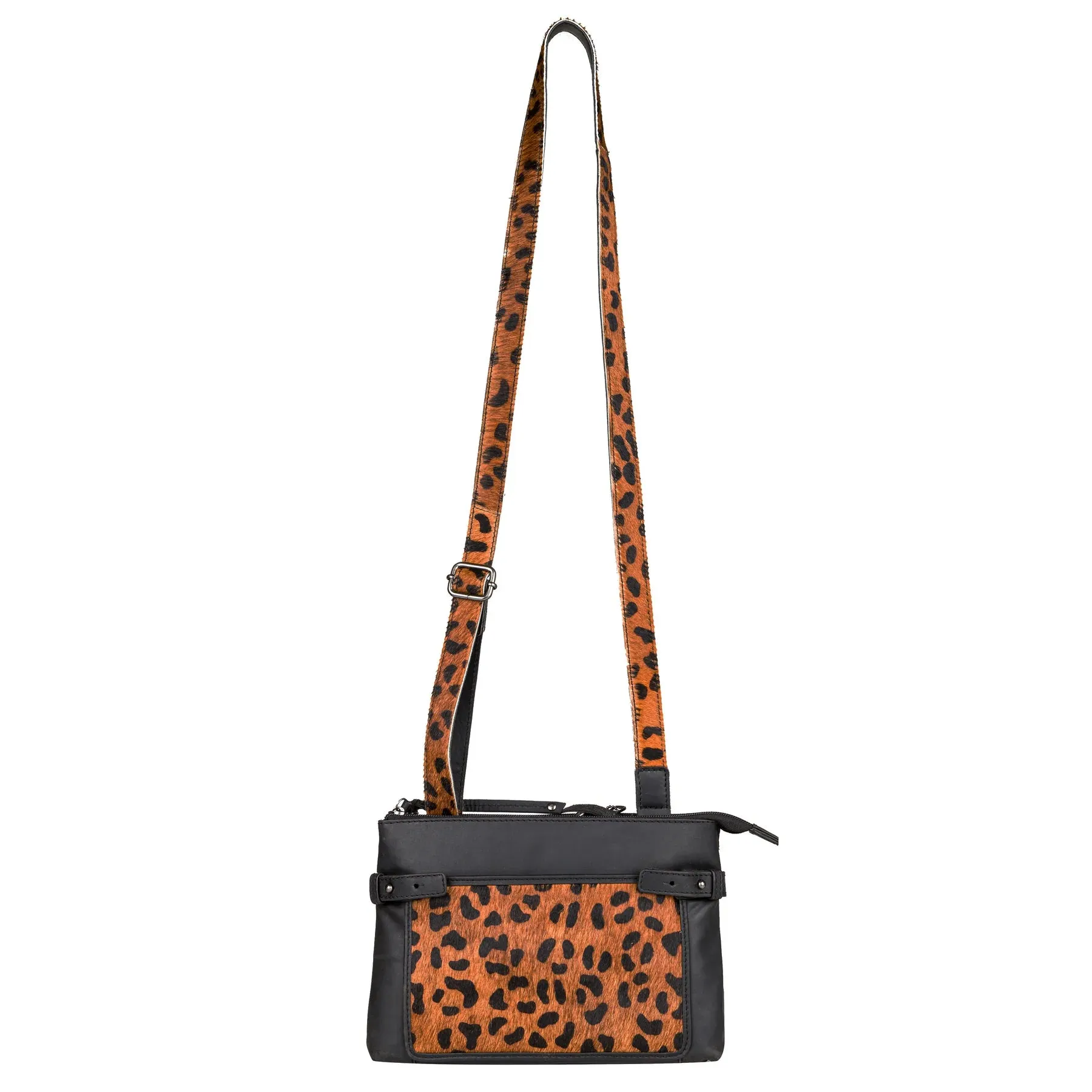 Paige Hair-on Leather Concealed Carry Crossbody Purse