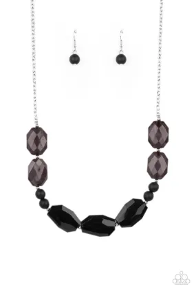 Paparazzi Melrose Melody - Black Necklace