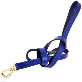 Peacock Dog Leash in Cobalt Blue