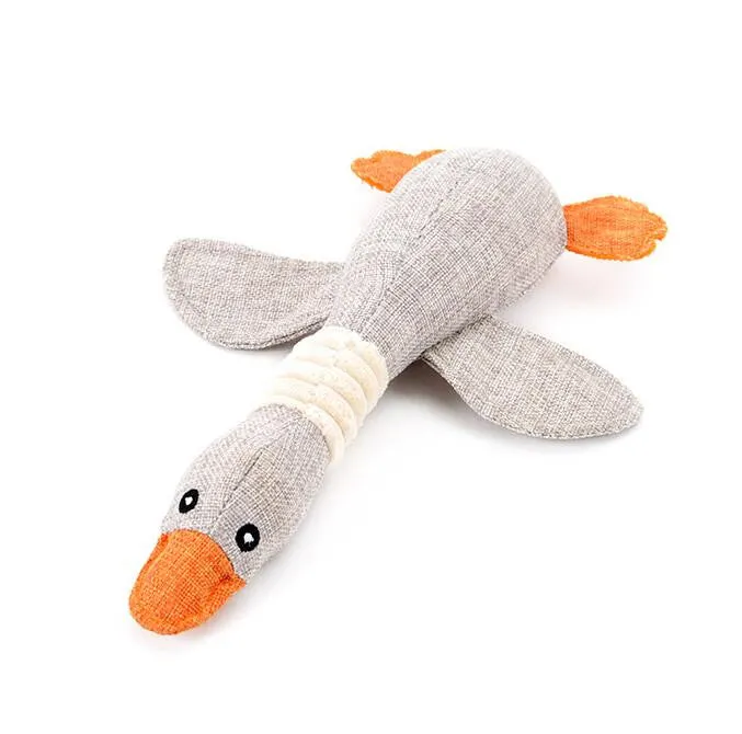 Plush Birds Skinny Squeaky Dog Toy