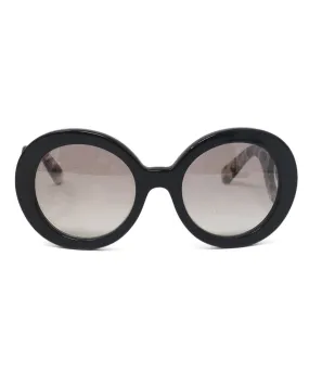 Prada Black Sunglasses w/ Tortoise Trim