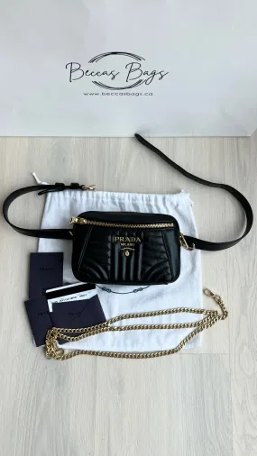 Prada Diagramme Leather Belt Bag