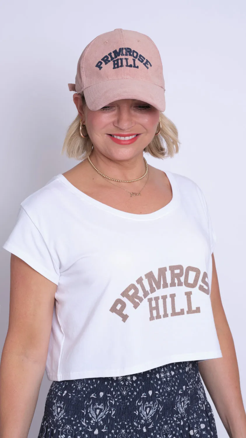 Primrose Hill White Organic Cotton Boxy Tee