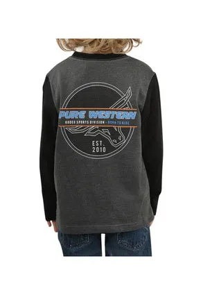 Pure Western Boy’s Ryde Long Sleeve Tee