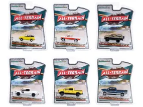 "All Terrain" Series 14 Set of 6 pieces 1/64 Diecast Model Cars by Greenlight