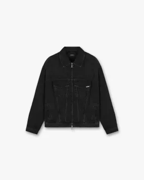 R4 Denim Jacket - Black