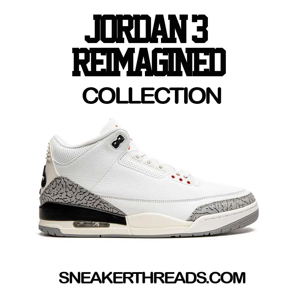 Retro 3 Reimagined White Cement Pray For My Haters Shirt