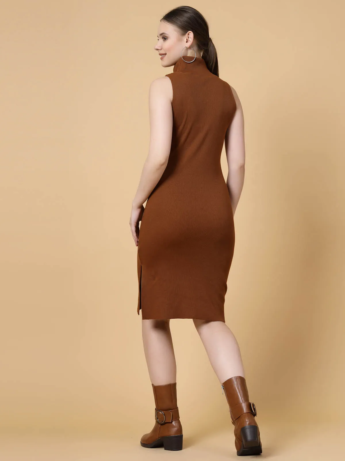 Ribbed Body Hug Dress