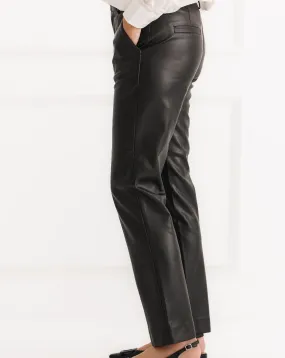 Rino & Pelle Vegan Leather Chino Trousers