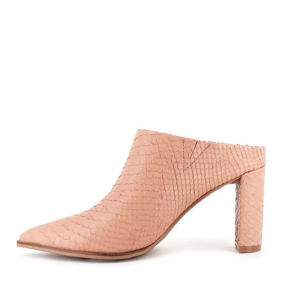 RUE - BLUSH SNAKE LEATHER