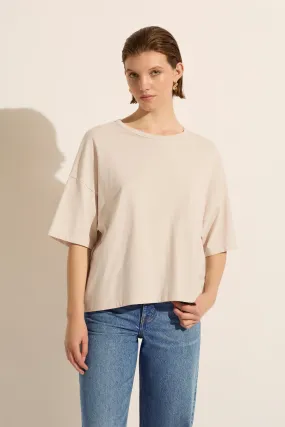 Slouchy Tee - Almond