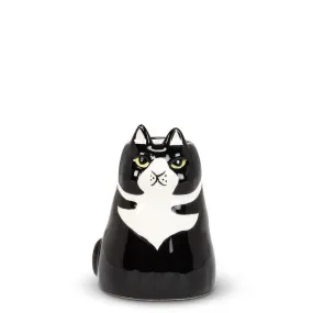 SMALL SITTING CAT VASE