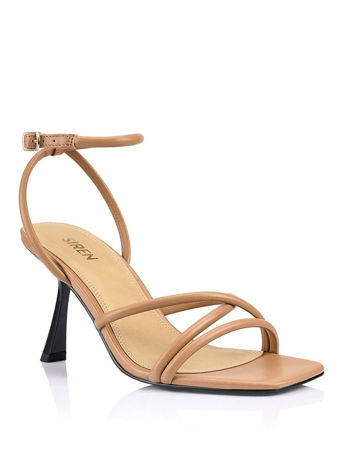 Spruce Heeled Sandals - Soft Tan Leather