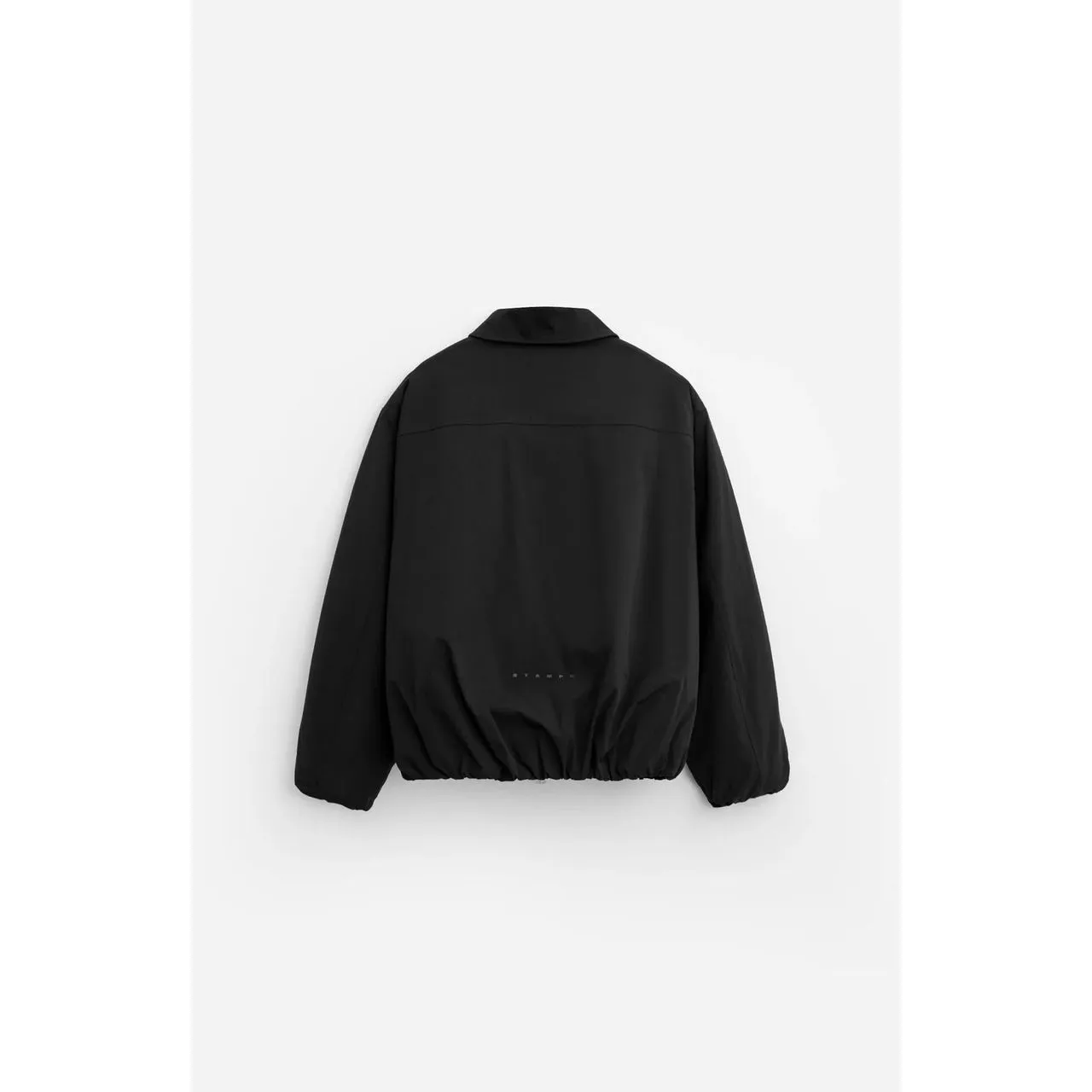 Stampd Oversized Cropped Bomber Black