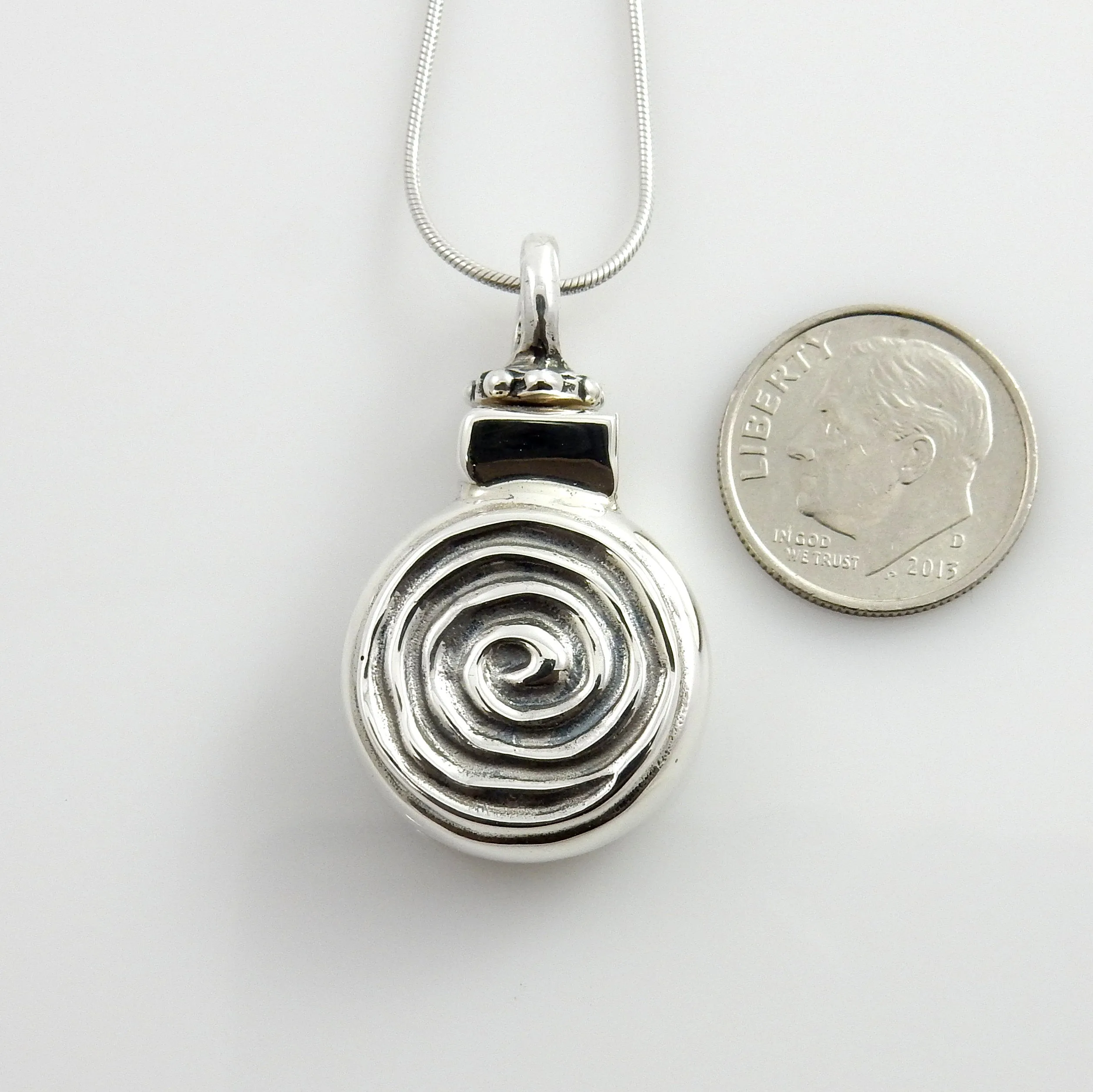 Sterling Silver Handcrafted Urn Pendant