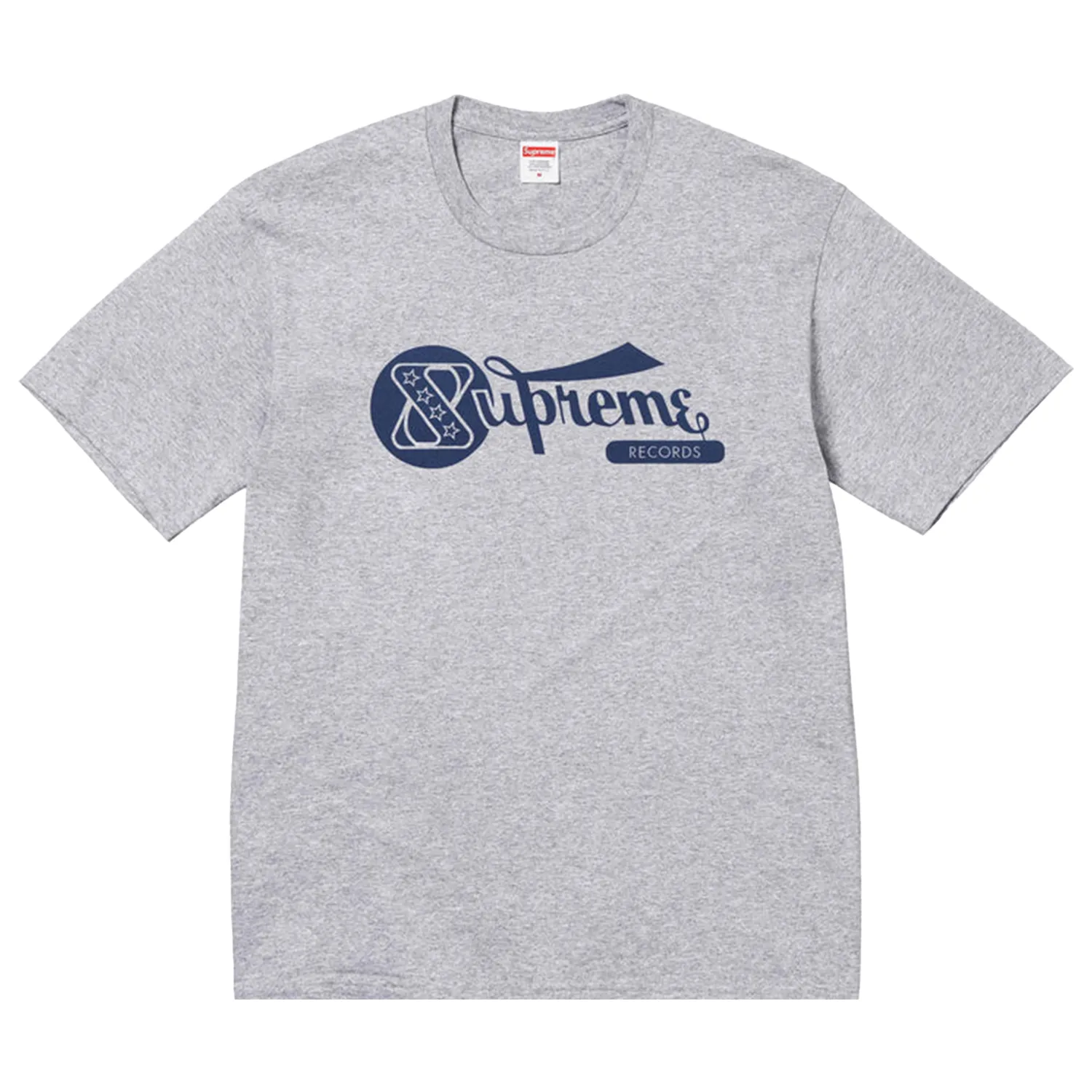 Supreme Records Tee Heather Grey