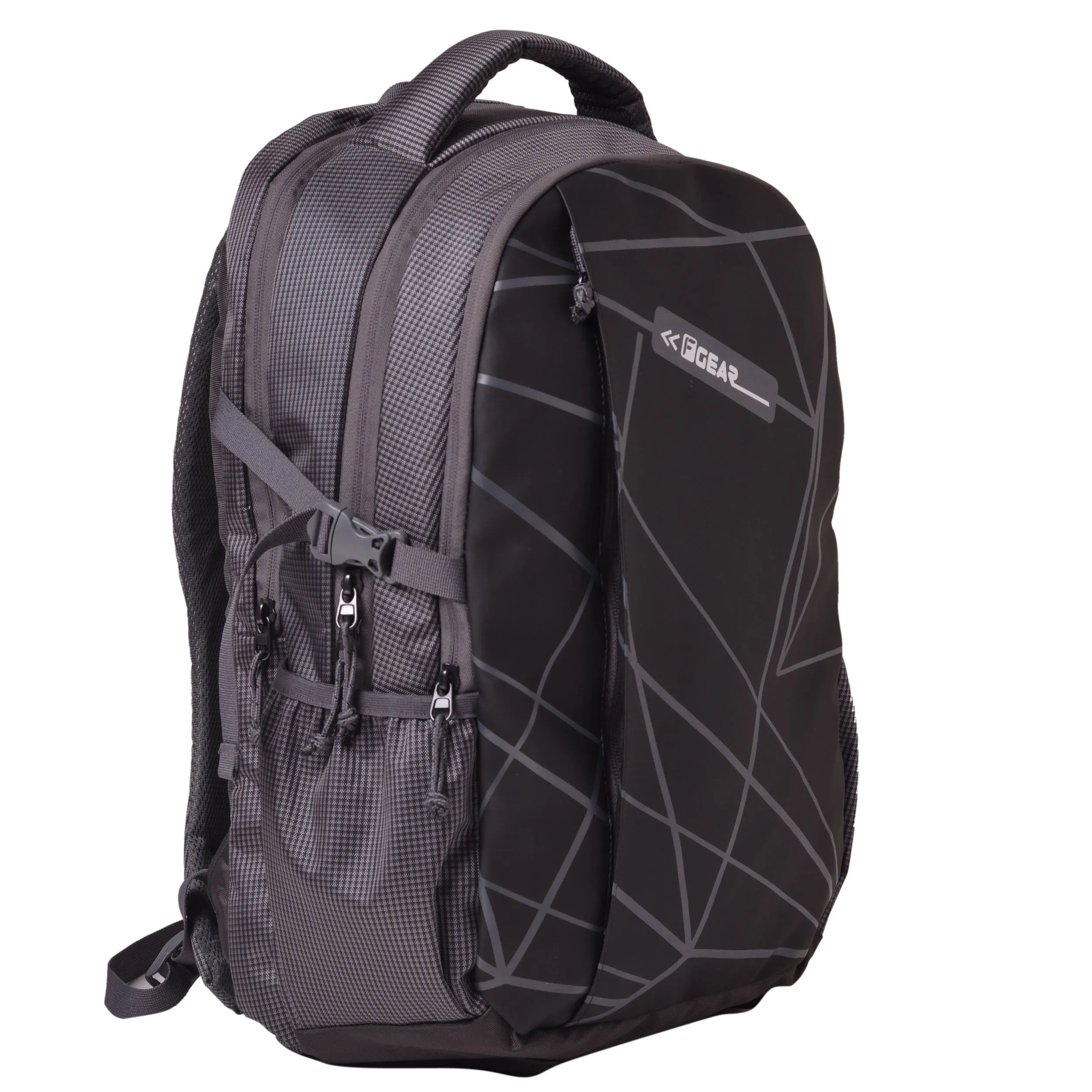 Talent 32L Grey Black Laptop Backpack With Rain Cover