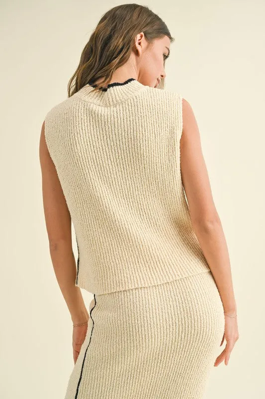 Textured Rib Knit Top