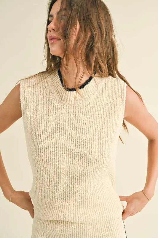 Textured Rib Knit Top