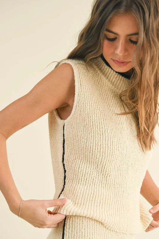 Textured Rib Knit Top