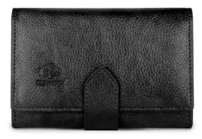 THE CLOWNFISH Black Women's Wallet (TCFLWLFL-ABBL6)