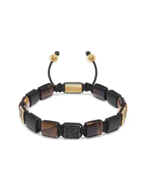 The CZ Flatbead Collection - Brown Tiger Eye and Matte Onyx