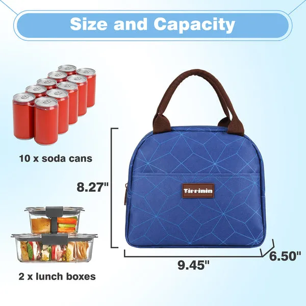 Tirrinia Small Insulated Lunch Cooler Bag for Kids