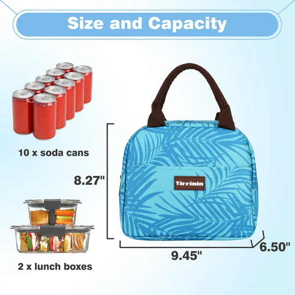 Tirrinia Small Insulated Lunch Cooler Bag for Kids