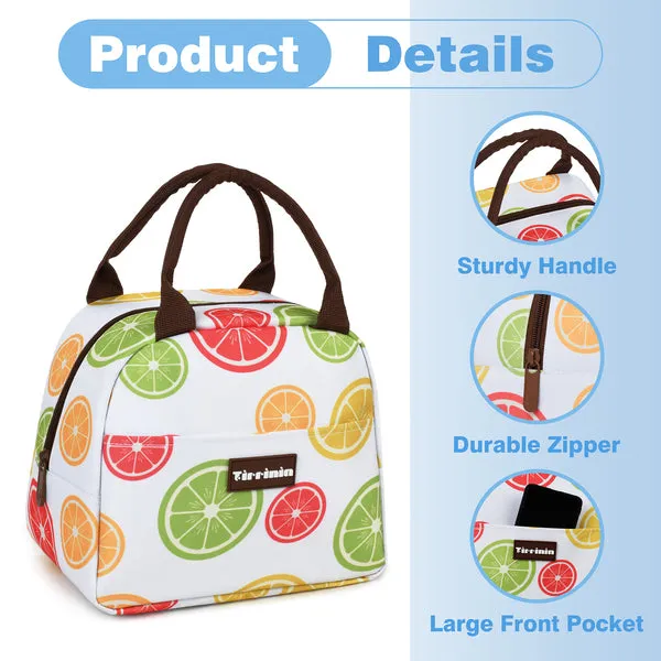 Tirrinia Small Insulated Lunch Cooler Bag for Kids