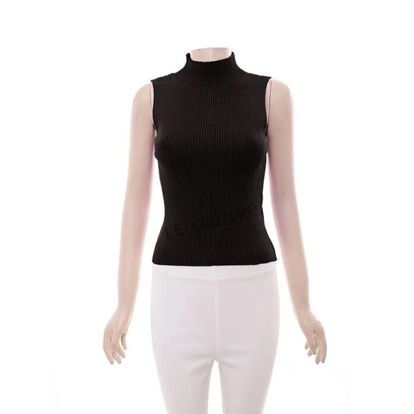 Turtleneck Sleeveless Top