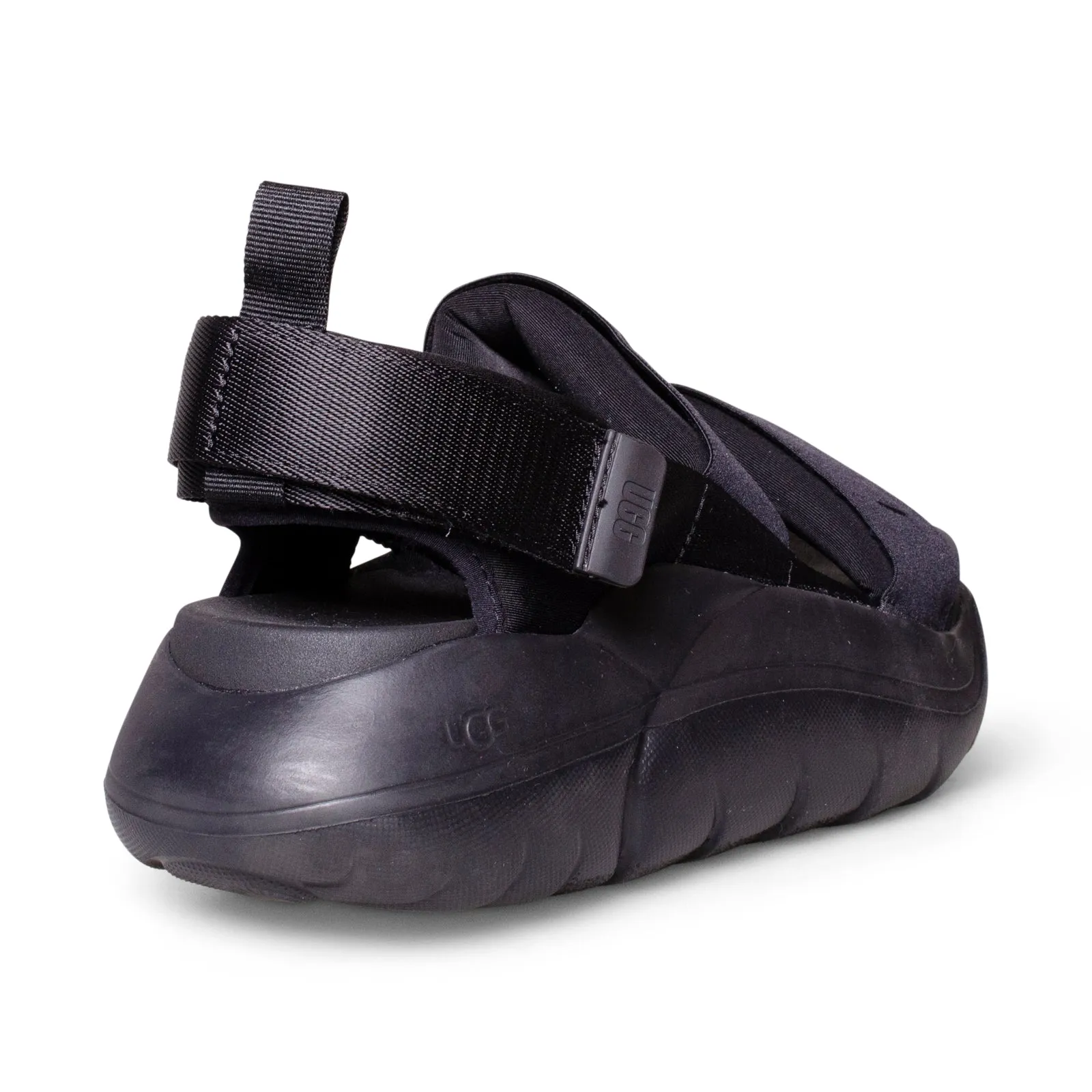 UGG La Cloud Sport Black Sandals - Women's